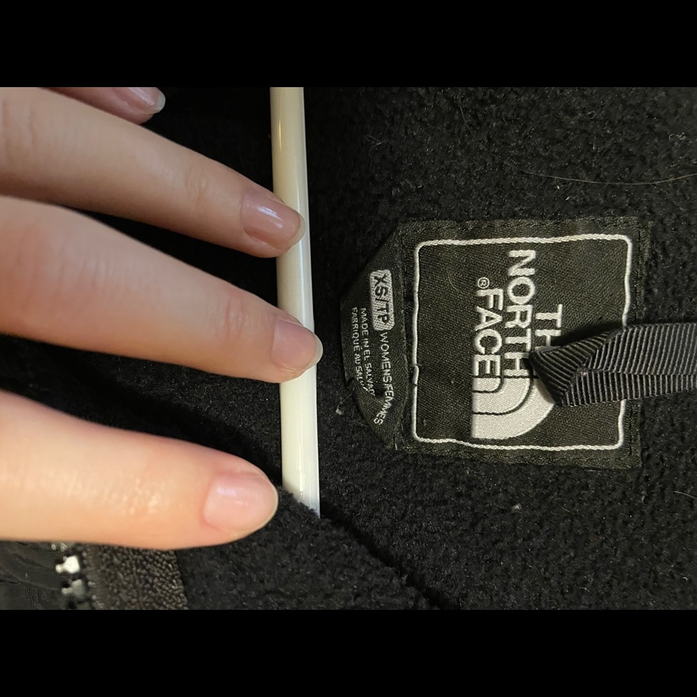 Black The North Face fleece coat - Picture 3 of 5